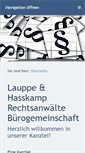 Mobile Screenshot of lauppe-assmann.de